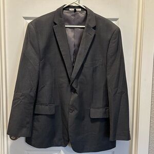 Angelo Rossi Men’s Gray Two Button Performance Stretch Blazer 46 L